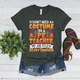I Don't Need a Costume I'm a Pe Teacher Retro Halloween Women's Heather T-Shirt Heather Forest