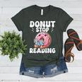 Donut Stop Reading Kawaii Teacher Preschool Kindergarten Women's Heather T-Shirt Heather Forest Donut Stop Reading Kawaii Teacher Preschool Kindergarten Women's Heather T-Shirt Heather Forest