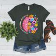Dyslexia Different Perspective Reading Brain Floral Teacher Women's Heather T-Shirt Heather Forest Dyslexia Different Perspective Reading Brain Floral Teacher Women's Heather T-Shirt Heather Forest