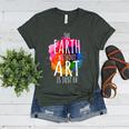 Earth Without Art Is Just Eh Painting Artist Pun Art Teacher Women's Heather T-Shirt Heather Forest Earth Without Art Is Just Eh Painting Artist Pun Art Teacher Women's Heather T-Shirt Heather Forest