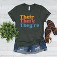 English Teacher Their There Theyre Grammar Men Women Women's Heather T-Shirt Heather Forest