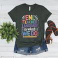 English Teaching ENL Teacher Language Is What We Do Women's Heather T-Shirt Heather Forest English Teaching ENL Teacher Language Is What We Do Women's Heather T-Shirt Heather Forest