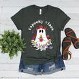 Espooky Vibes Maestra Halloween Spanish Mexican Teacher Women's Heather T-Shirt Heather Forest Espooky Vibes Maestra Halloween Spanish Mexican Teacher Women's Heather T-Shirt Heather Forest