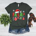 FA LA 8 Christmas Santa FA La Math Teacher Student Women's Heather T-Shirt Heather Forest FA LA 8 Christmas Santa FA La Math Teacher Student Women's Heather T-Shirt Heather Forest