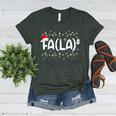 FA LA8 Christmas Santa Fa La Math Teacher Men Women Women's Heather T-Shirt Heather Forest FA LA8 Christmas Santa Fa La Math Teacher Men Women Women's Heather T-Shirt Heather Forest