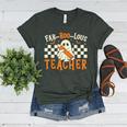 Fab Boo Lous Teacher Retro Ghost Spooky Halloween Costume Women's Heather T-Shirt Heather Forest Fab Boo Lous Teacher Retro Ghost Spooky Halloween Costume Women's Heather T-Shirt Heather Forest