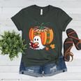 Fall Book Pumpkin Books Ghost Reading Halloween Teacher Women's Heather T-Shirt Heather Forest Fall Book Pumpkin Books Ghost Reading Halloween Teacher Women's Heather T-Shirt Heather Forest