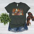 Fall In Love With Learning Autum Thanksgiving Teacher Kids Women's Heather T-Shirt Heather Forest