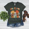 Fall In Love With Learning Shirt Autumn Thanksgiving Teacher Women's Heather T-Shirt Heather Forest
