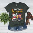 Are You Fall O Ween Directions Halloween Teacher Ghost Women's Heather T-Shirt Heather Forest Are You Fall O Ween Directions Halloween Teacher Ghost Women's Heather T-Shirt Heather Forest
