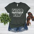 Field Day 2025 Fourth Grade School Teacher Kids Red Women's Heather T-Shirt Heather Forest