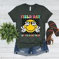 Field Day 2025 Let The Games Begin Yellow Team Teachers Kids Women's Heather T-Shirt Heather Forest