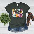 In My Field Day Era Teacher Kids Cute Groovy Field Day Women's Heather T-Shirt Heather Forest In My Field Day Era Teacher Kids Cute Groovy Field Day Women's Heather T-Shirt Heather Forest
