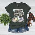 First Day Of Fifth Grade Composition Notebook Teacher Women's Heather T-Shirt Heather Forest