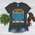 If At First You Don't Succeed Try Doing What Science Teacher Women's Heather T-Shirt Heather Forest If At First You Don't Succeed Try Doing What Science Teacher Women's Heather T-Shirt Heather Forest