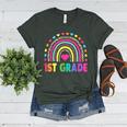 First Grade Rainbow Girls Boys Teacher Team 1st Grade Squad Women's Heather T-Shirt Heather Forest