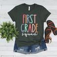 First Grade Squad 1st Grade Teacher Crew Back To School Team Women's Heather T-Shirt Heather Forest First Grade Squad 1st Grade Teacher Crew Back To School Team Women's Heather T-Shirt Heather Forest