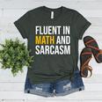 Fluent In Math And Sarcasm Teacher Appreciation Day Gift Women's Heather T-Shirt Heather Forest Fluent In Math And Sarcasm Teacher Appreciation Day Gift Women's Heather T-Shirt Heather Forest