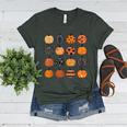 Folk Art Pumpkins Teacher Nurses Admin Witch Halloween Cute Women's Heather T-Shirt Heather Forest Folk Art Pumpkins Teacher Nurses Admin Witch Halloween Cute Women's Heather T-Shirt Heather Forest