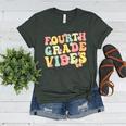 Fourth Grade Vibes Hello Team 4th Grade Teacher Kids Retro Women's Heather T-Shirt Heather Forest Fourth Grade Vibes Hello Team 4th Grade Teacher Kids Retro Women's Heather T-Shirt Heather Forest
