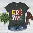 Fri-Yay Happy Friday Lovers Teacher Weekend Women Women's Heather T-Shirt Heather Forest