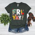 Fri Yay Teacher Happy Friday Friyay Weekend Back To School Women's Heather T-Shirt Heather Forest Fri Yay Teacher Happy Friday Friyay Weekend Back To School Women's Heather T-Shirt Heather Forest