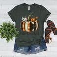 Fun Fall Book Lover Cute Teacher Student Halloween Women's Heather T-Shirt Heather Forest Fun Fall Book Lover Cute Teacher Student Halloween Women's Heather T-Shirt Heather Forest