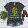 Fun Teacher Appreciation Humor Nacho Average Teacher Women's Heather T-Shirt Heather Forest