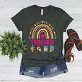 Future Kids Career Teacher Rainbow Boy Girl Graduations Women's Heather T-Shirt Heather Forest Future Kids Career Teacher Rainbow Boy Girl Graduations Women's Heather T-Shirt Heather Forest
