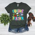 Future Teacher Kid's Career Women's Heather T-Shirt Heather Forest
