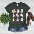 Ghost Book Reading Halloween Books Lover Teacher Kids Women's Heather T-Shirt Heather Forest Ghost Book Reading Halloween Books Lover Teacher Kids Women's Heather T-Shirt Heather Forest