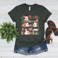 Ghost Christmas Reading Book Lover Library Christmas Teacher Women's Heather T-Shirt Heather Forest Ghost Christmas Reading Book Lover Library Christmas Teacher Women's Heather T-Shirt Heather Forest