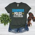 Grammar Police Comma Unit English Teacher Grammar Teacher For Men Women Women's Heather T-Shirt Heather Forest
