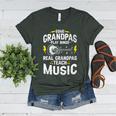 Some Grandpas Play Bingo Real Grandpas Teach Music Teacher Women's Heather T-Shirt Heather Forest