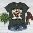 Groovy ABA RBT Therapist In My Behavior Analyst Era Teacher Women's Heather T-Shirt Heather Forest