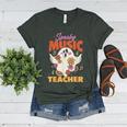 Groovy Faboolous Spooky Music Teacher Halloween Men Women Women's Heather T-Shirt Heather Forest