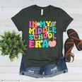 Groovy In My Middle School Era Back To School Teacher Women's Heather T-Shirt Heather Forest Groovy In My Middle School Era Back To School Teacher Women's Heather T-Shirt Heather Forest