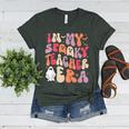 Groovy In My Spooky Teacher Era Halloween Party Boo Women's Heather T-Shirt Heather Forest