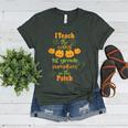 Halloween Cutest Pumpkins First Grade Teacher Women's Heather T-Shirt Heather Forest