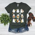 Halloween Ghost Music Teacher Playing Instruments Women's Heather T-Shirt Heather Forest Halloween Ghost Music Teacher Playing Instruments Women's Heather T-Shirt Heather Forest