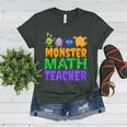 Halloween Monster Math Teacher Men Women Women's Heather T-Shirt Heather Forest Halloween Monster Math Teacher Men Women Women's Heather T-Shirt Heather Forest