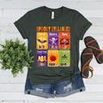 Halloween Spooky Syllable Types Teacher Educational Women's Heather T-Shirt Heather Forest