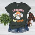 Halloween Teacher Teaching My Boos Costume Teacher Men Women Women's Heather T-Shirt Heather Forest