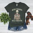 Halloween Weird Teachers Build Character Costume Men Women Women's Heather T-Shirt Heather Forest Halloween Weird Teachers Build Character Costume Men Women Women's Heather T-Shirt Heather Forest