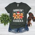 Hanging With My Cookies Gingerbread Christmas Teacher Xmas Women's Heather T-Shirt Heather Forest