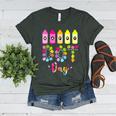 Happy Dot Day 2025 Teacher Kids Girls Colorful Polka Dot Day Women's Heather T-Shirt Heather Forest