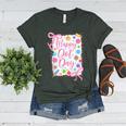 Happy Dot Day Bow Coquette For Teacher Girls Women's Heather T-Shirt Heather Forest Happy Dot Day Bow Coquette For Teacher Girls Women's Heather T-Shirt Heather Forest