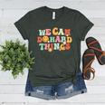 We Can Do Hard Things Teacher Back To School Teacher Student Women's Heather T-Shirt Heather Forest We Can Do Hard Things Teacher Back To School Teacher Student Women's Heather T-Shirt Heather Forest