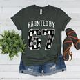 Haunted By 6 7 67 Six Seven Halloween Teacher Mom Women's Heather T-Shirt Heather Forest