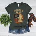 Haunted By 67 Ghost Math Joke Student Halloween Nerd Teacher Women's Heather T-Shirt Heather Forest Haunted By 67 Ghost Math Joke Student Halloween Nerd Teacher Women's Heather T-Shirt Heather Forest